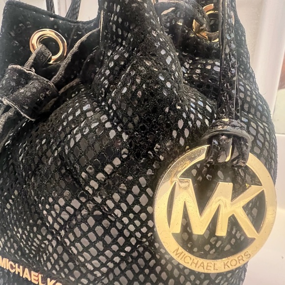 Michael Kors - Black Metallic Python - Picture 6 of 8